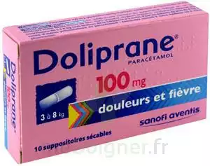 Doliprane 100 Mg Suppositoires Sécables 2plq/5 (10) à VILLERS-LE-LAC