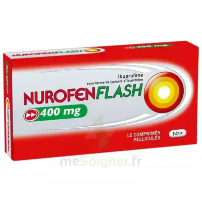 Nurofenflash 400 Mg Comprimés Pelliculés Plq/12 à VILLERS-LE-LAC