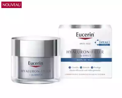 Eucerin Hyaluron-filler + 3x Effect Crème Soin De Nuit Pot/50ml à VILLERS-LE-LAC